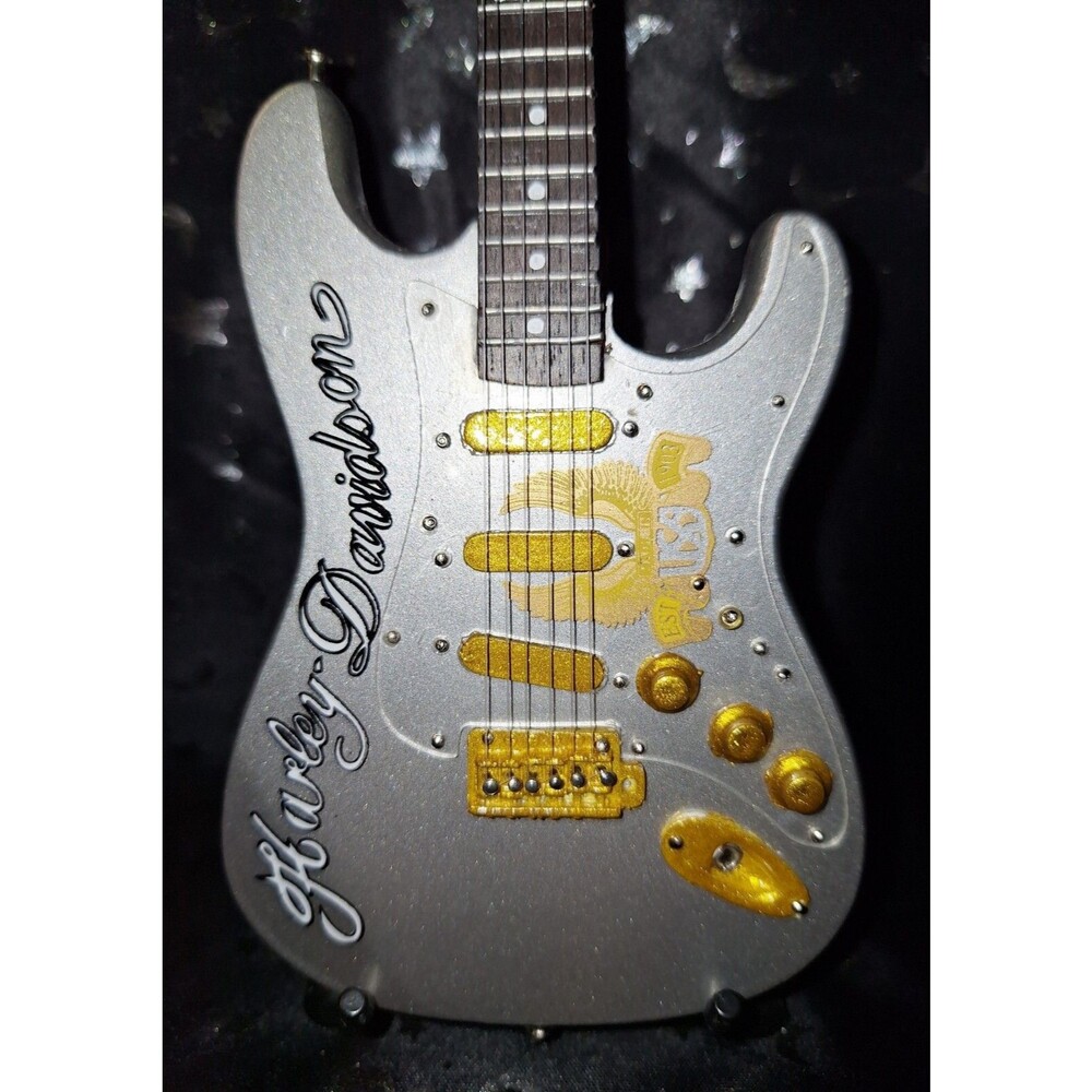 Axe Heaven Harley Davidson Strat Mini Guitar Replica